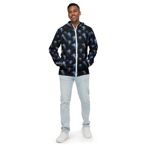 Deepwater Reverie on a Men's Windbreaker