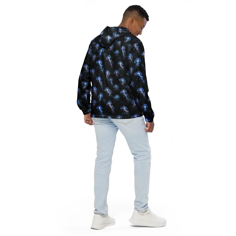 Deepwater Reverie on Men's Windbreaker — Back