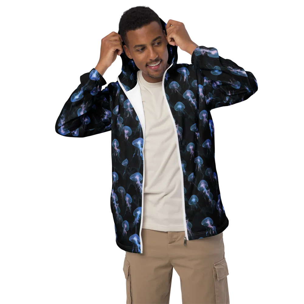 Deepwater Reverie on Men's Windbreaker — Front