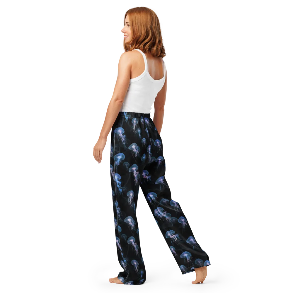 Deepwater Reverie on Women's Pajama Pants — Back