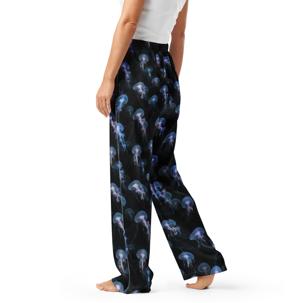 Deepwater Reverie on Women's Pajama Pants — Left