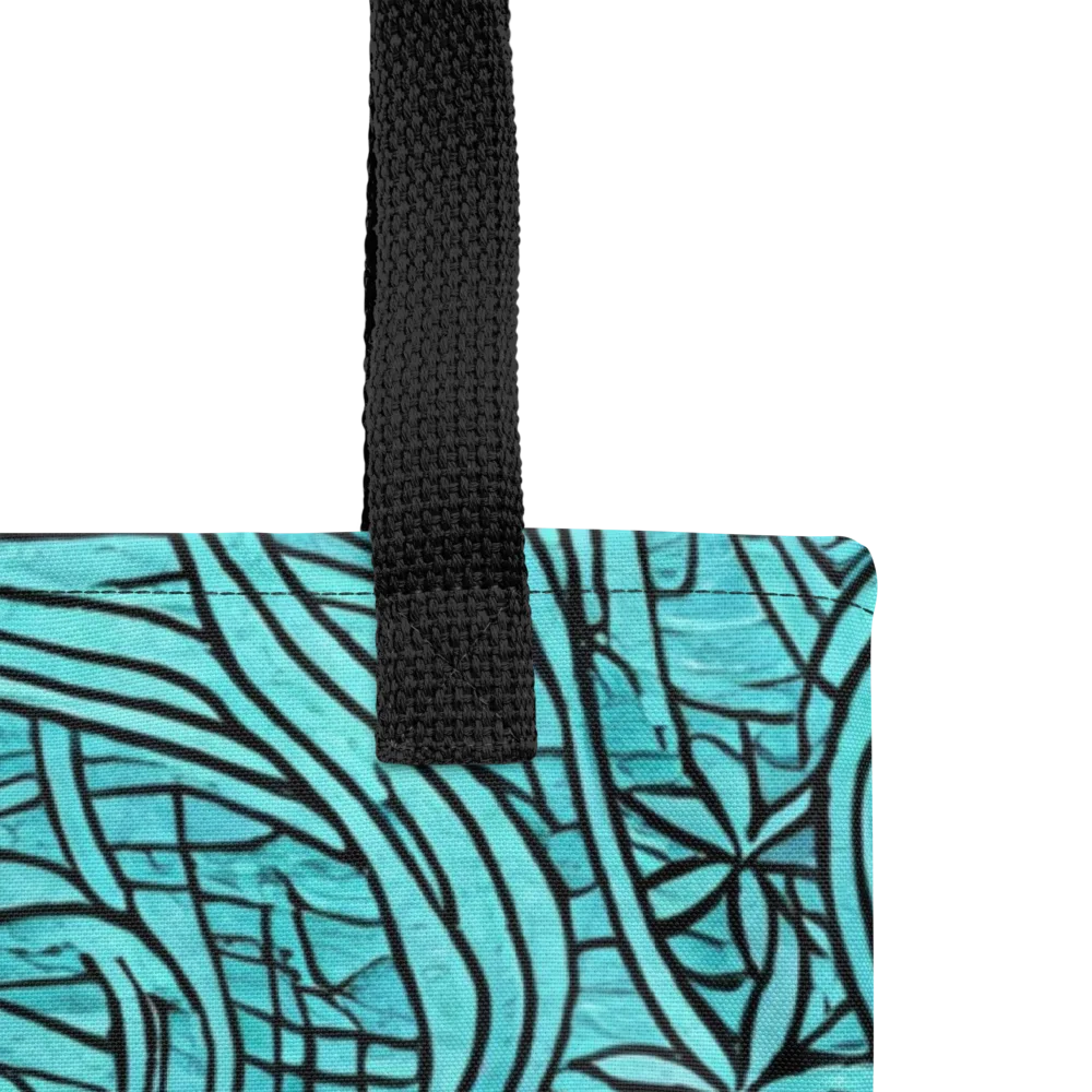 Cyan Whorl on Tote Bag — Product details