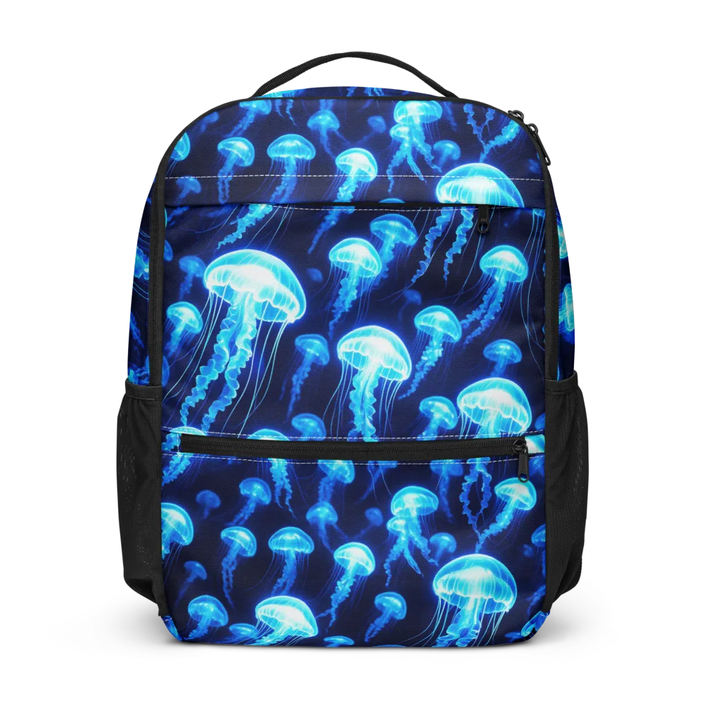 Blue Lanterns on Utility Backpack — Front