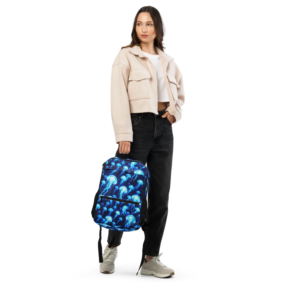 Blue Lanterns on Utility Backpack — Front