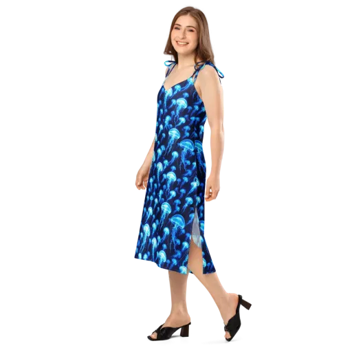 Blue Lanterns on a Slip Dress