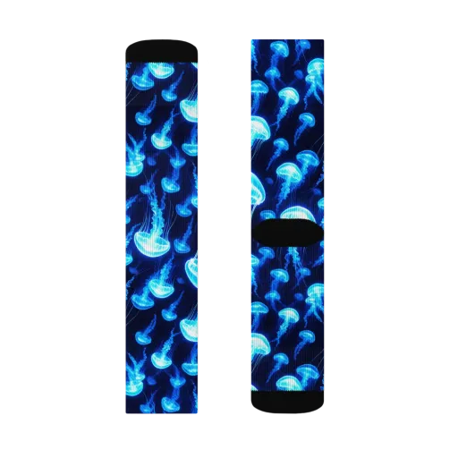 Blue Lanterns on a Socks
