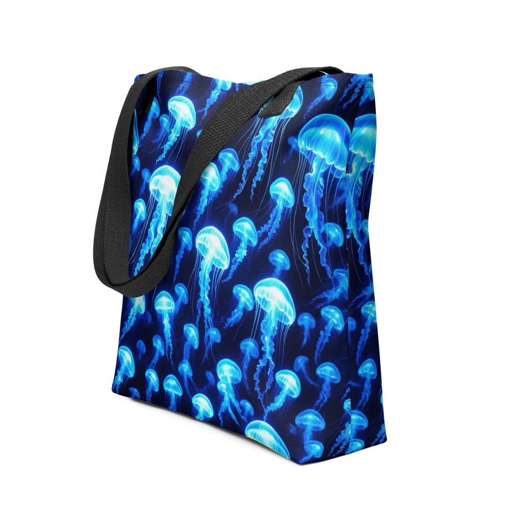 Blue Lanterns on Tote Bag — Front