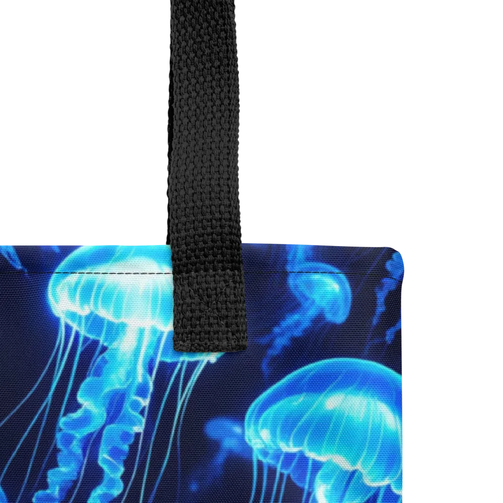 Blue Lanterns on Tote Bag — Product details
