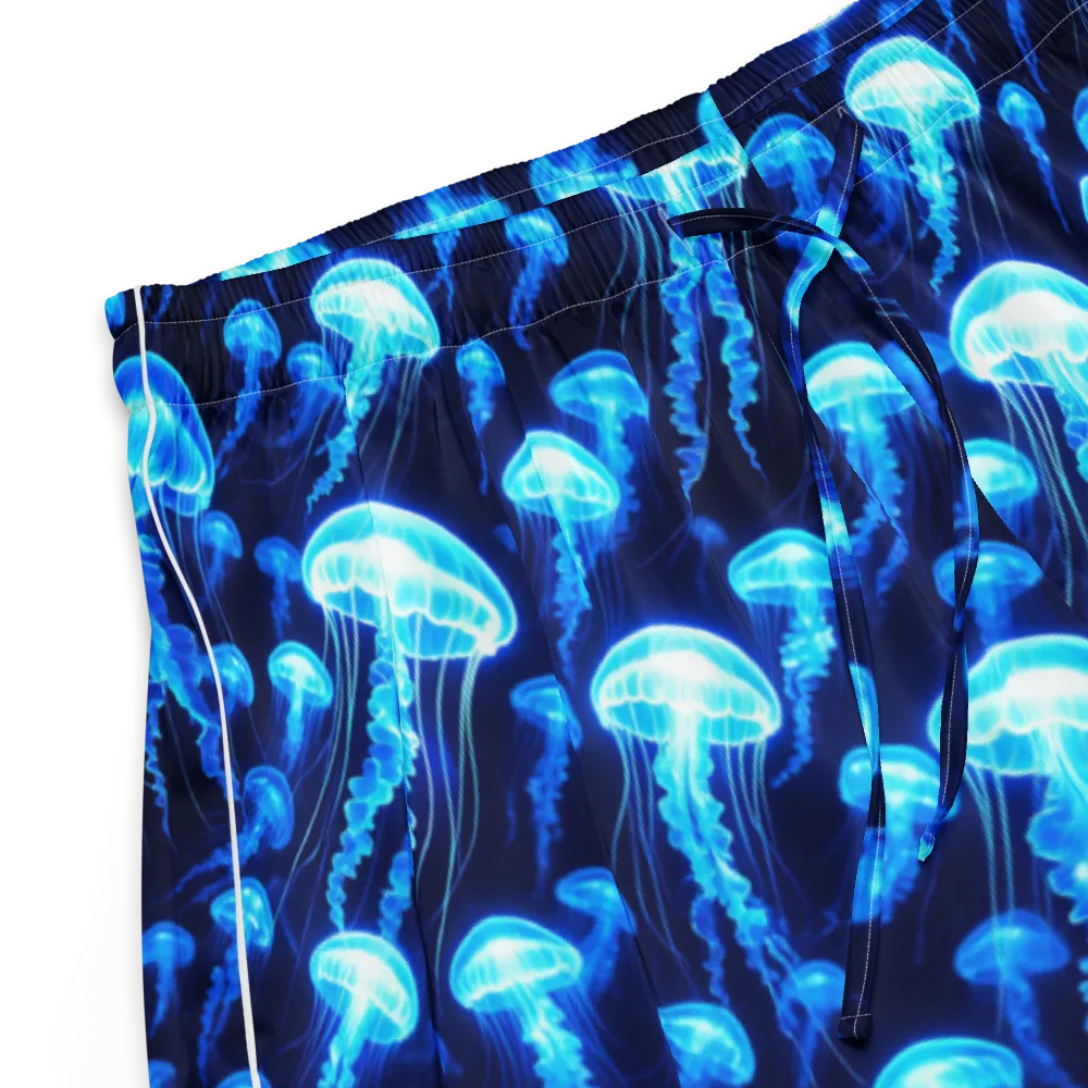 Blue Lanterns on Women's Pajama Shorts — Product details