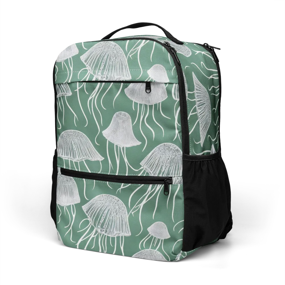 Seafoam Drift on Utility Backpack — Left Front