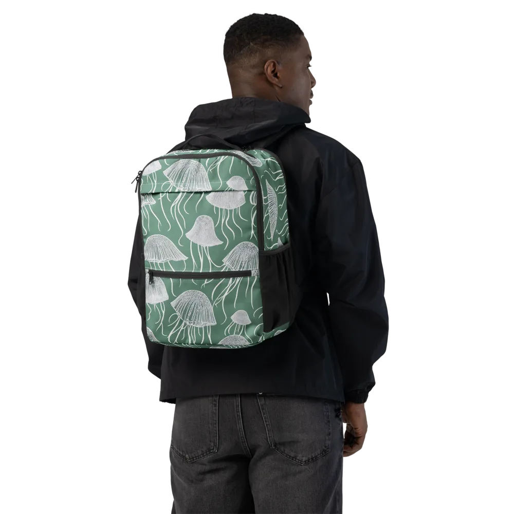 Seafoam Drift on Utility Backpack — Back
