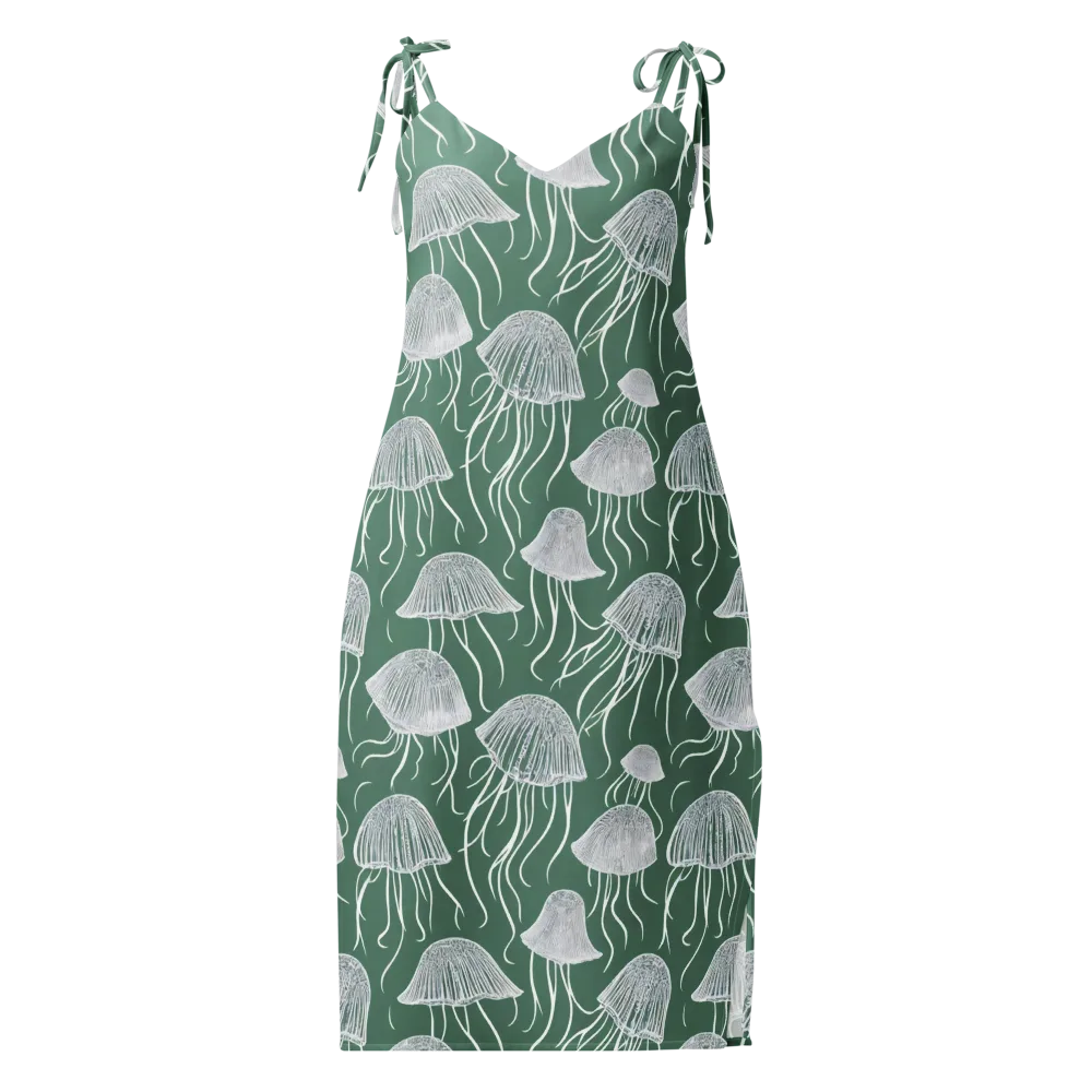 Seafoam Drift on Slip Dress — Front