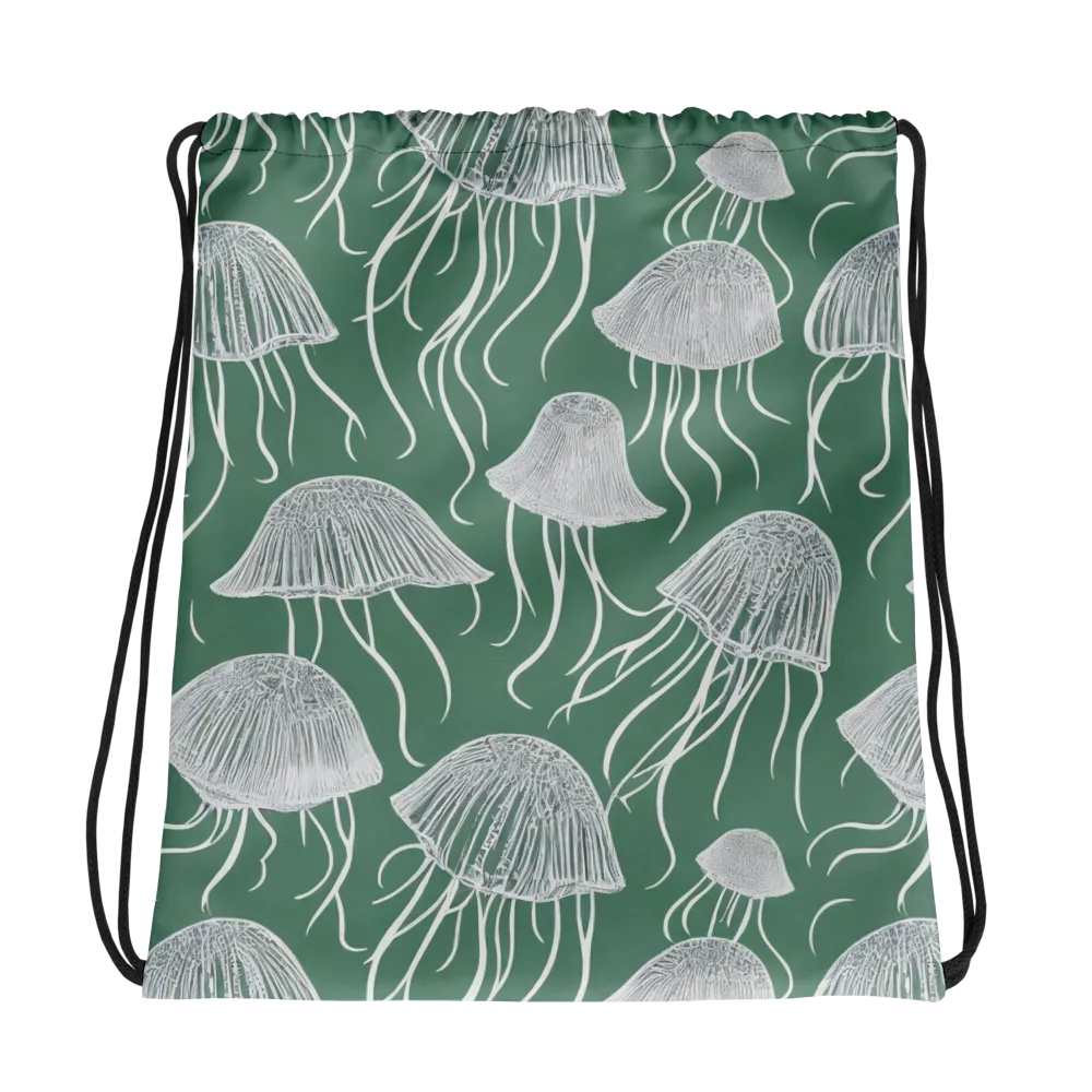 Seafoam Drift on Drawstring Bag — Photo
