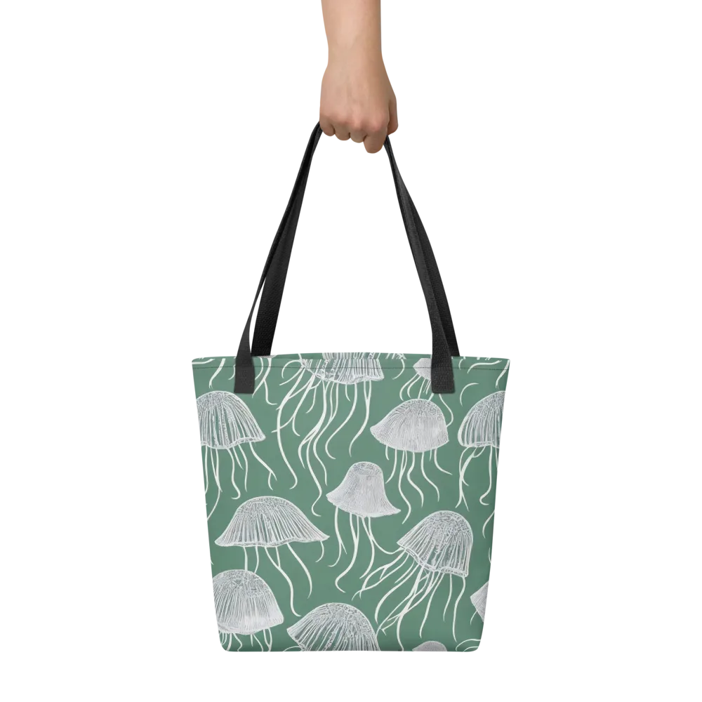 Seafoam Drift on Tote Bag — Front