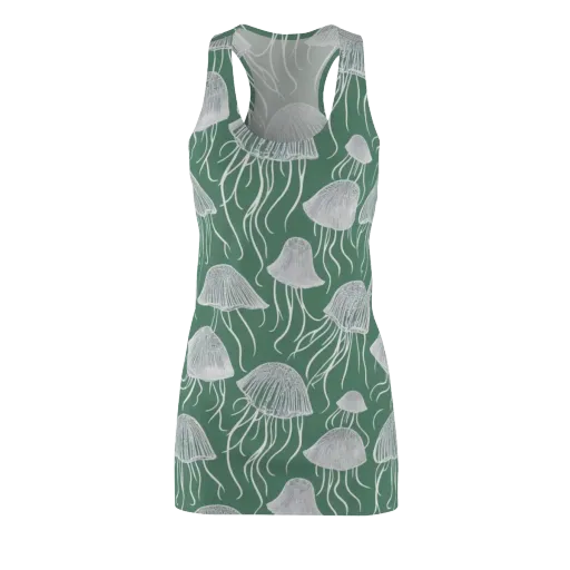 Seafoam Drift on a Racerback Dress