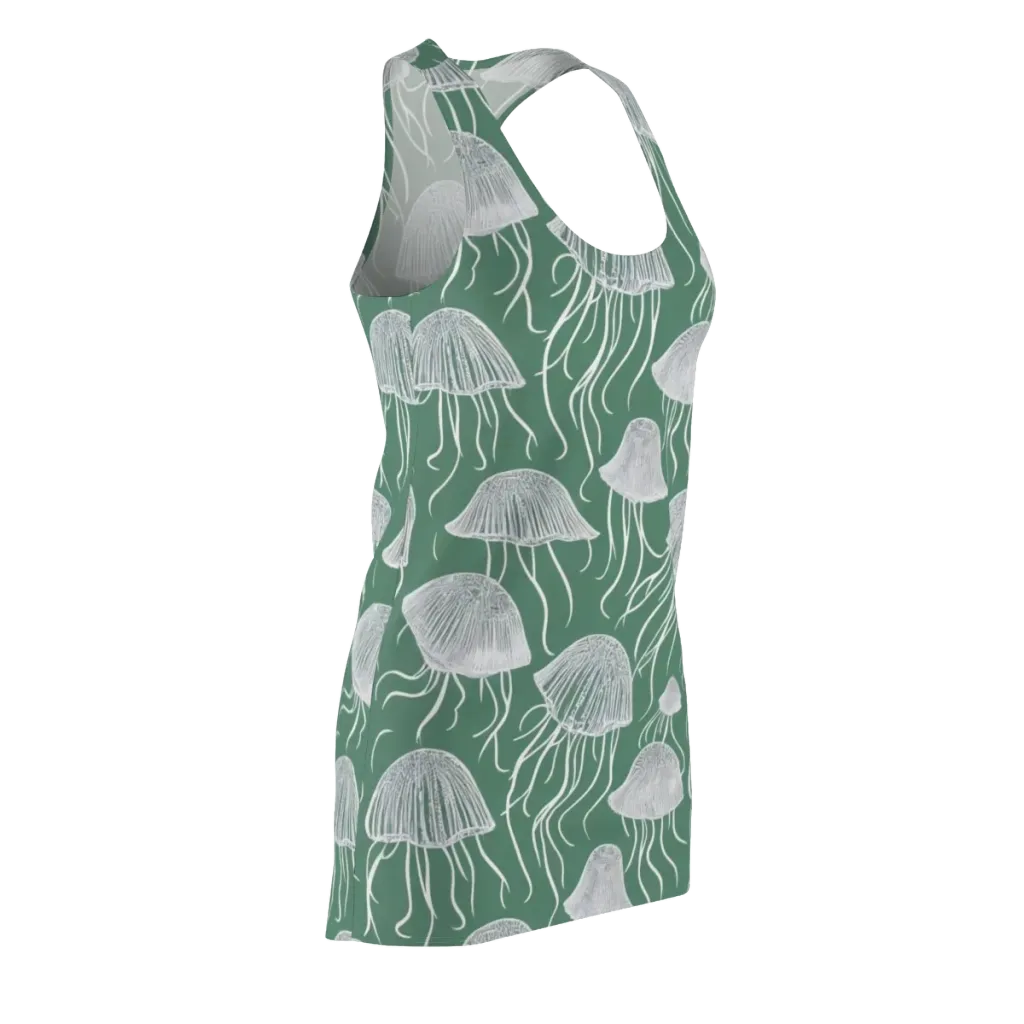 Seafoam Drift on Racerback Dress — Front Side