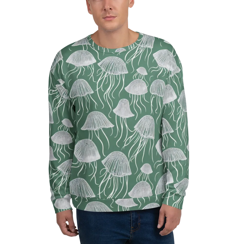 Seafoam Drift on Sweatshirt — Front