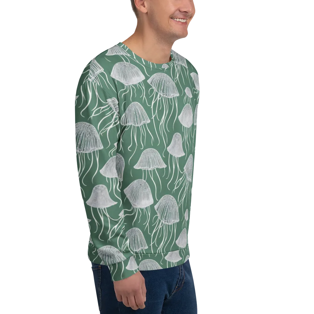 Seafoam Drift on Sweatshirt — Right Front