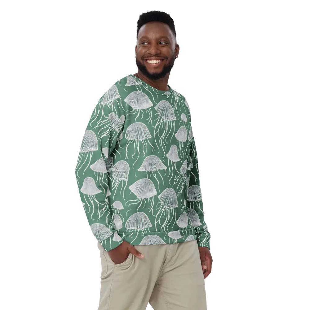 Seafoam Drift on Sweatshirt — Front