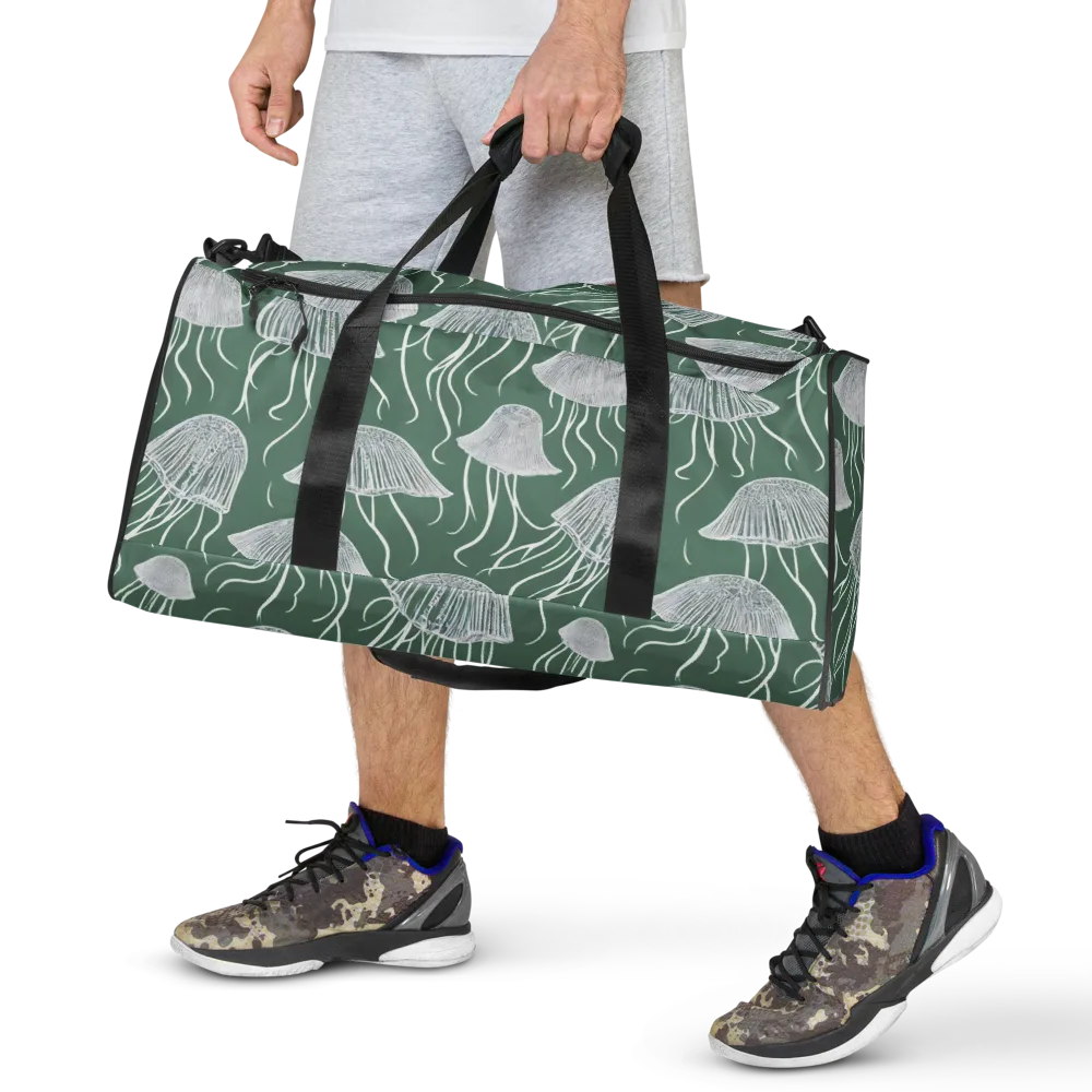 Seafoam Drift on Duffle Bag — Front