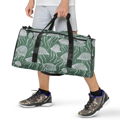 Seafoam Drift on a Duffle Bag