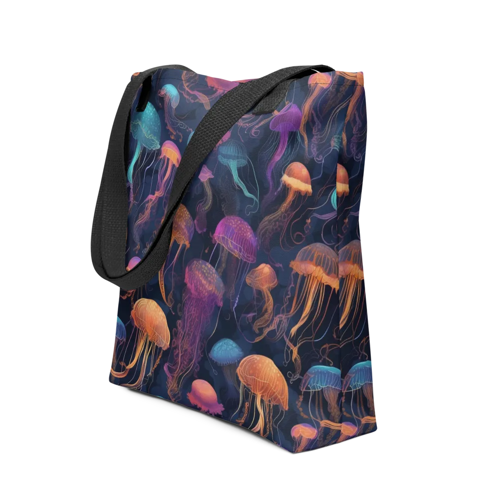 Neon Jelly Garden on Tote Bag — Front