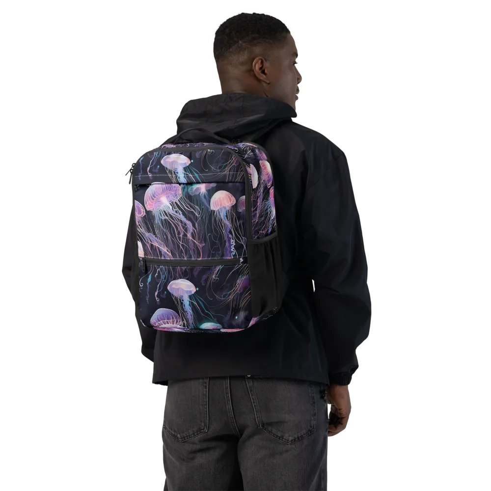Luminous Drift on Utility Backpack — Back