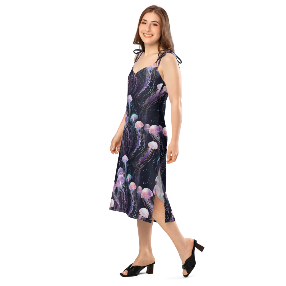 Luminous Drift on Slip Dress — Left Front