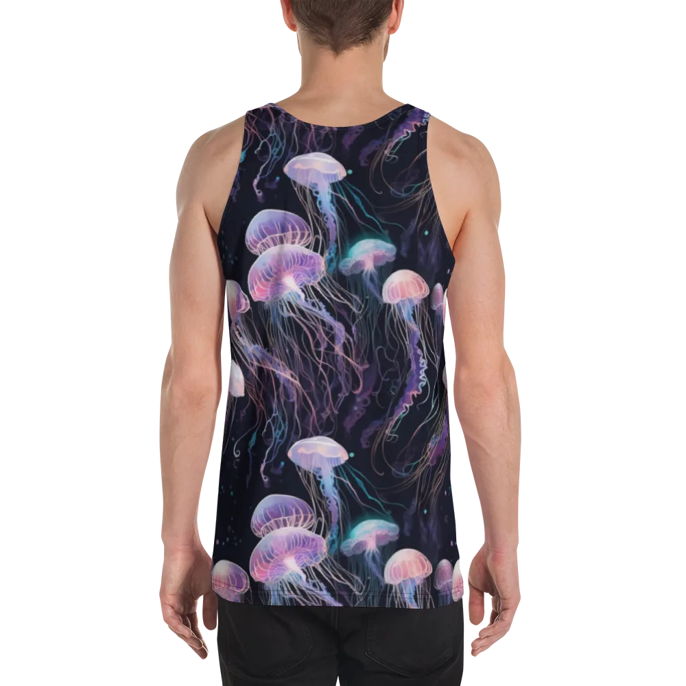 Luminous Drift on Men's Tank Top — Back