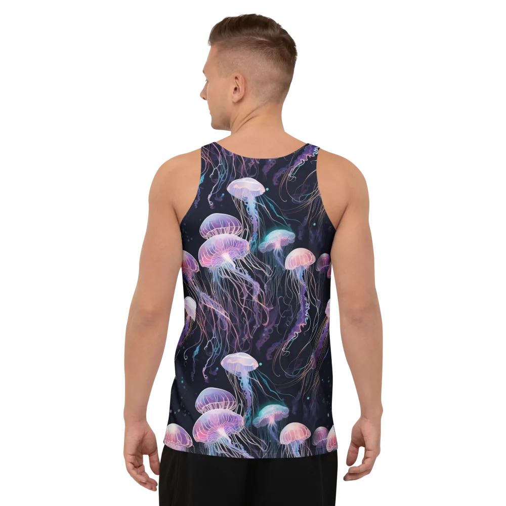 Luminous Drift on Men's Tank Top — Back