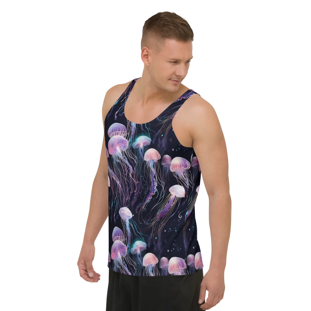 Luminous Drift on Men's Tank Top — Left Front