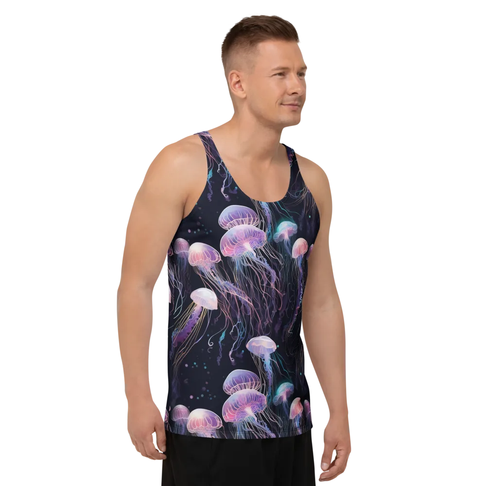 Luminous Drift on Men's Tank Top — Right Front
