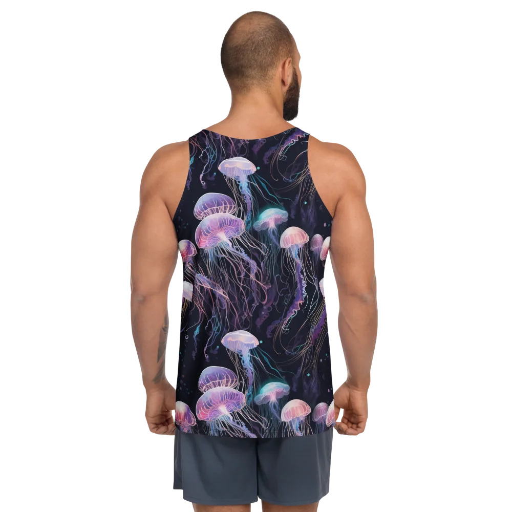 Luminous Drift on Men's Tank Top — Back