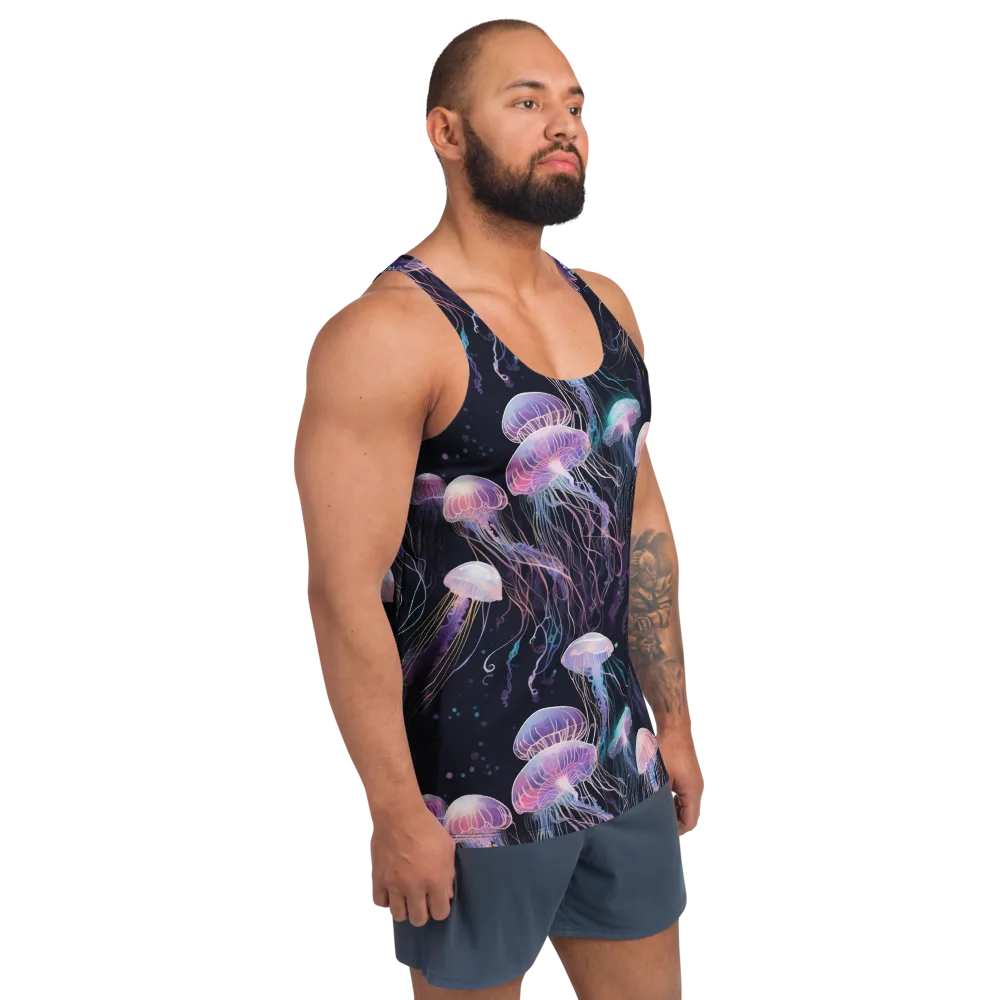 Luminous Drift on Men's Tank Top — Right Front