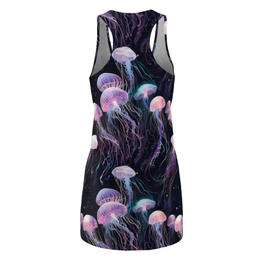 Luminous Drift on Racerback Dress — Back