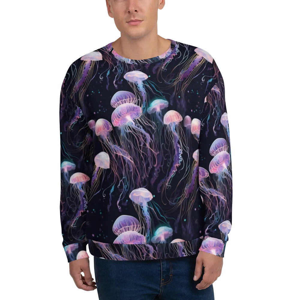 Luminous Drift on Sweatshirt — Front