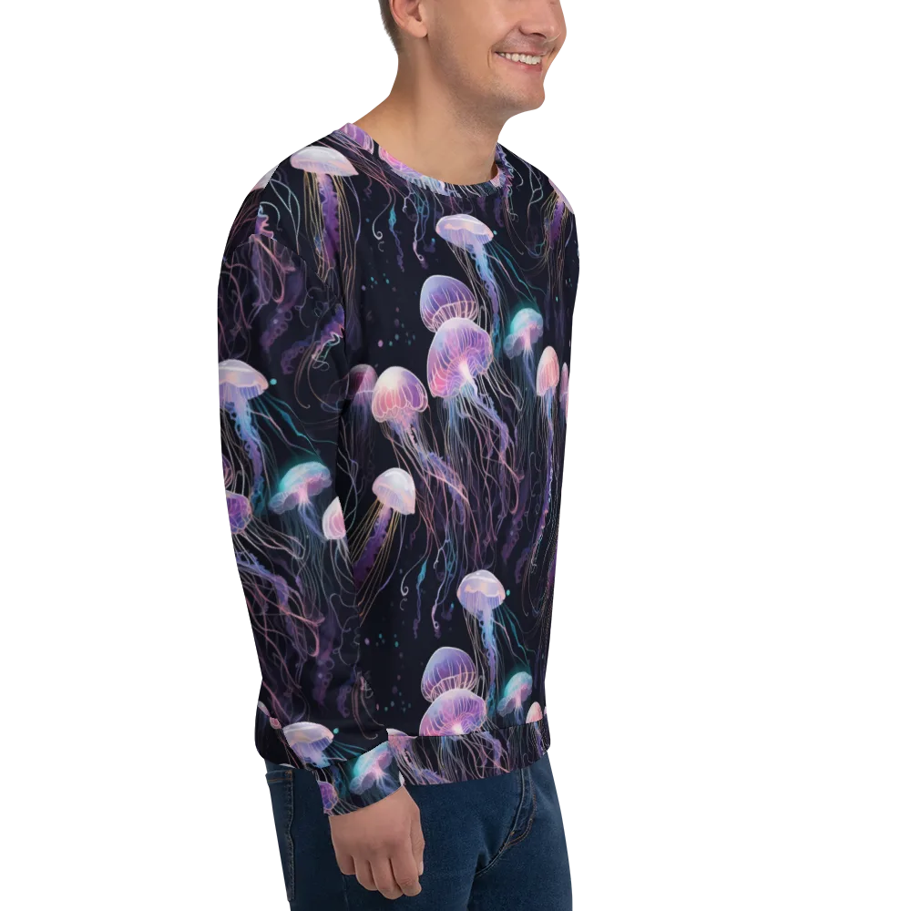 Luminous Drift on Sweatshirt — Right Front