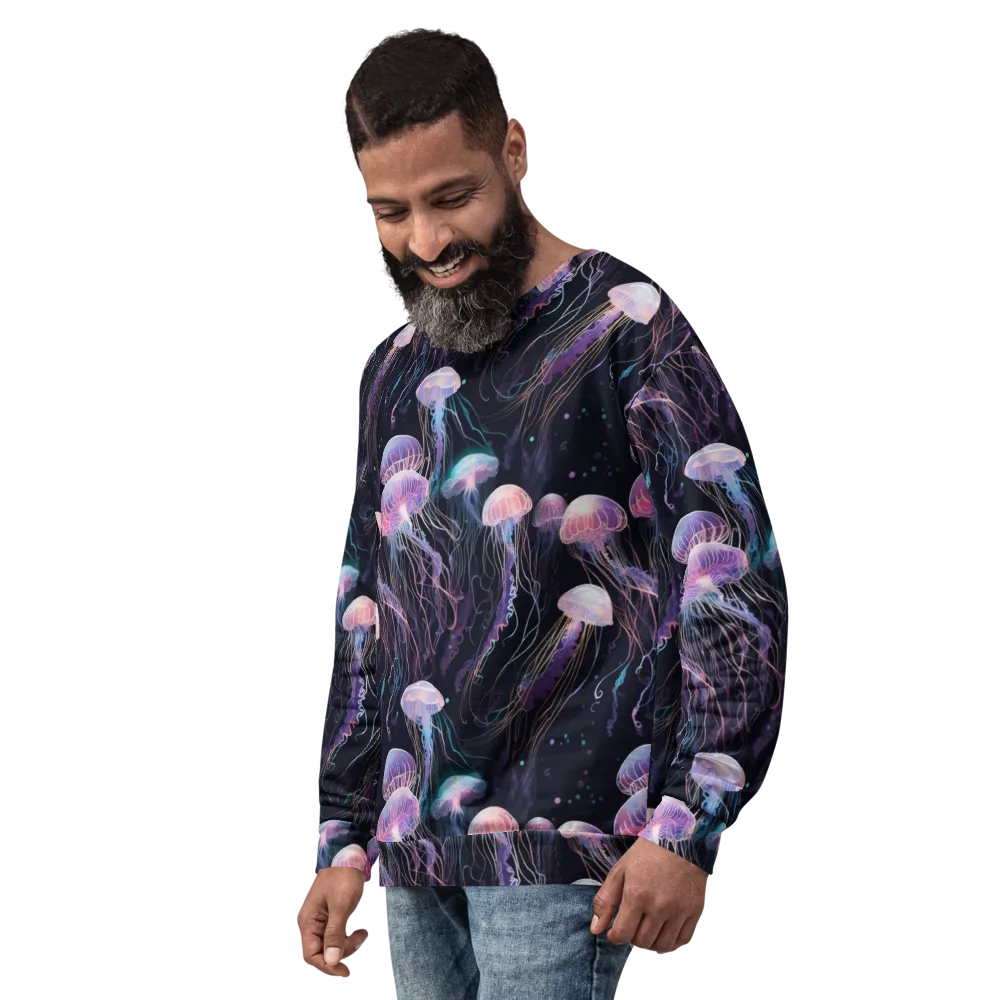 Luminous Drift on Sweatshirt — Left Front