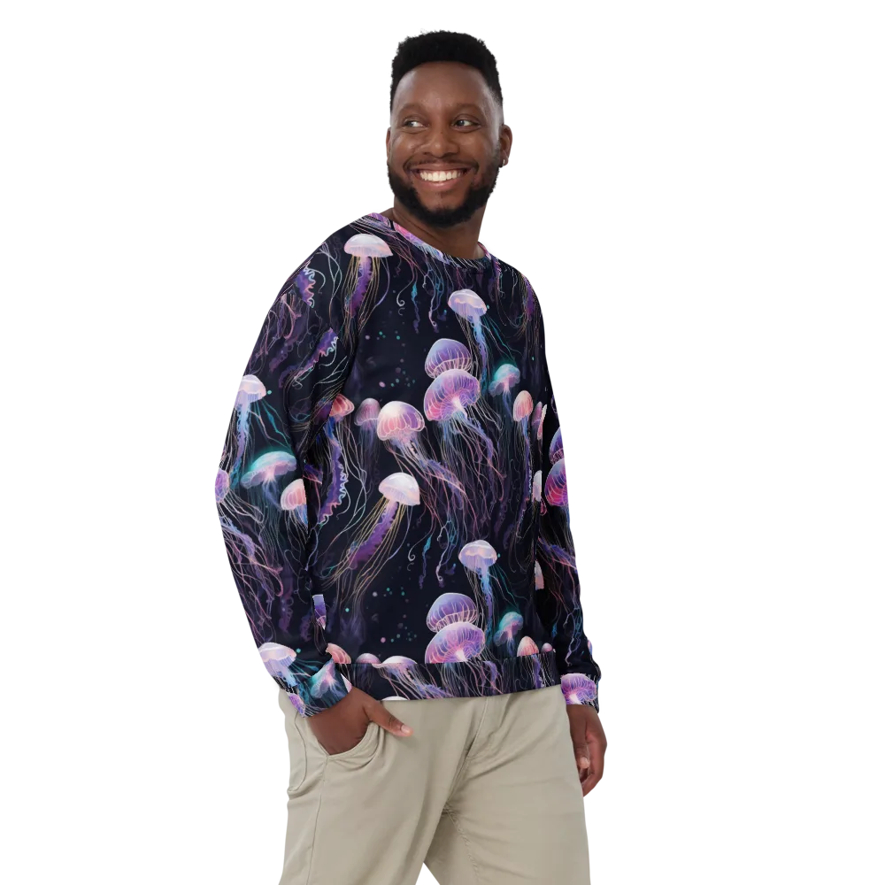Luminous Drift on Sweatshirt — Front