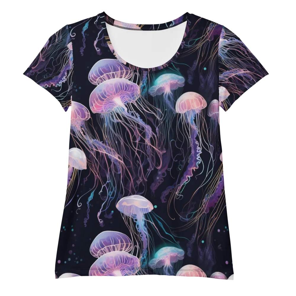 Luminous Drift on Women's Athletic T-Shirt — Front