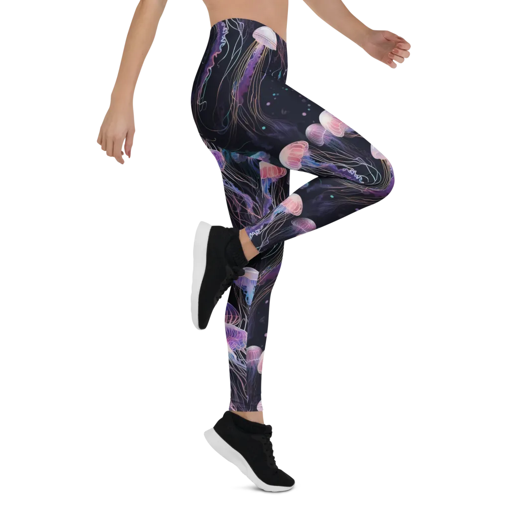 Luminous Drift on Leggings — Right