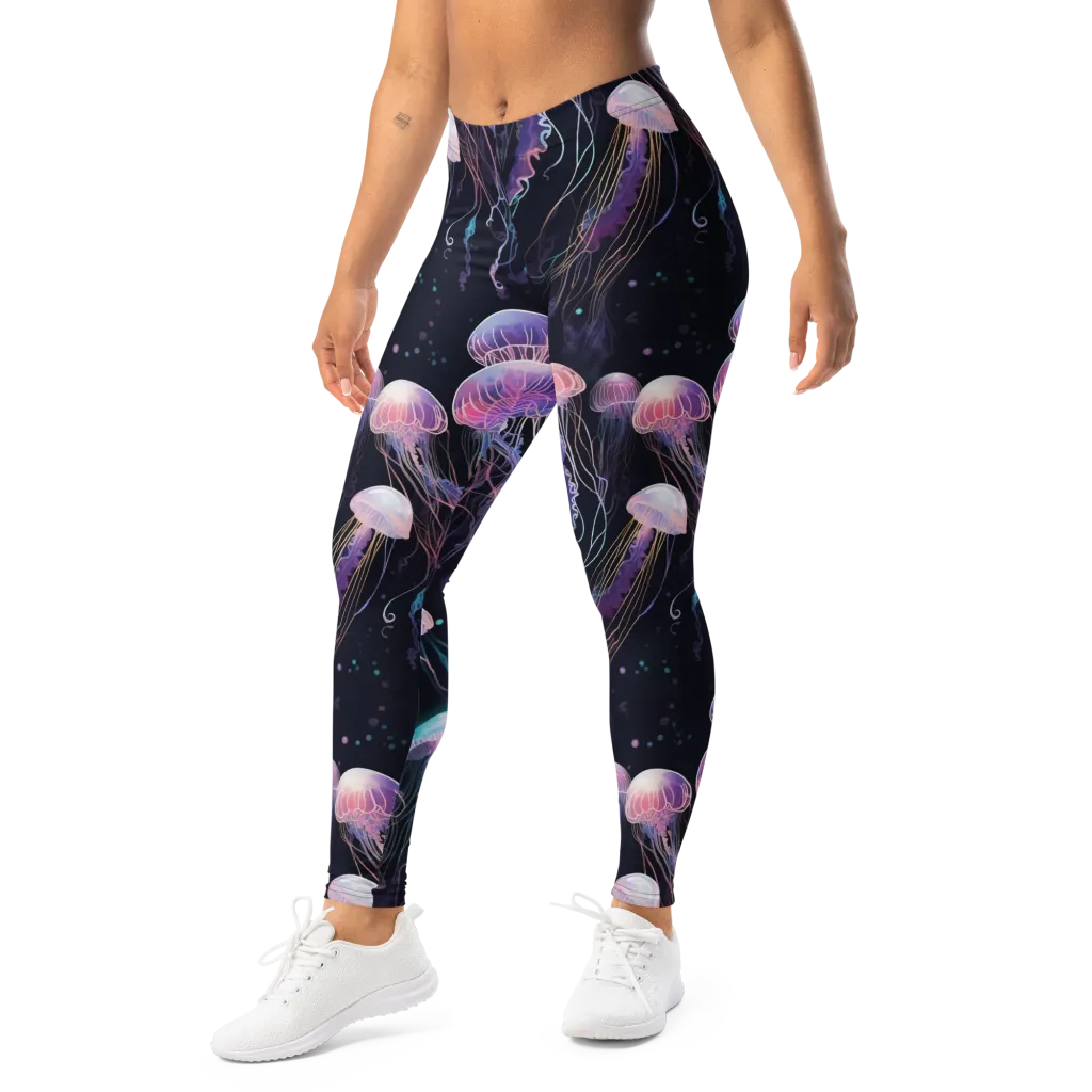 Luminous Drift on Leggings — Left Front