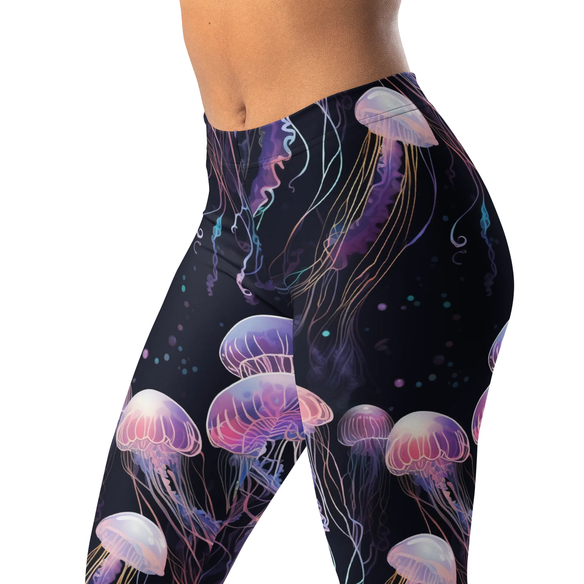 Luminous Drift on Leggings — Left Front