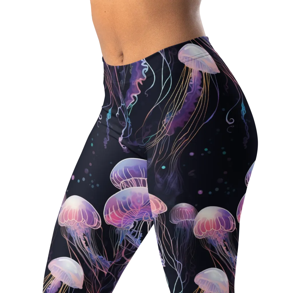 Luminous Drift on Leggings — Left Front