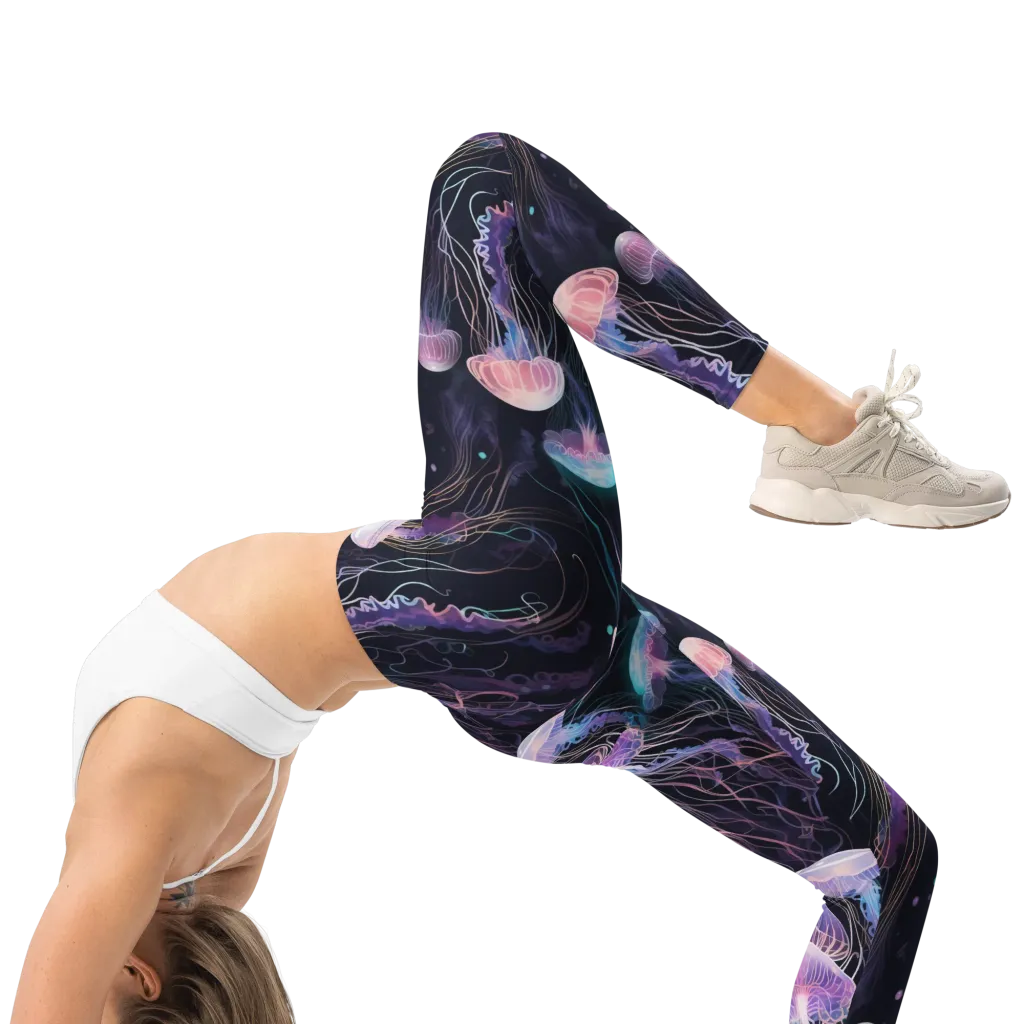 Luminous Drift on Leggings — Right