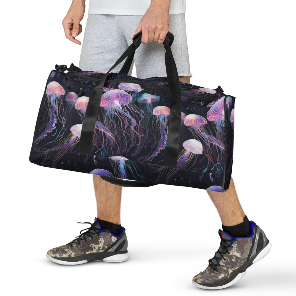 Luminous Drift on Duffle Bag — Front