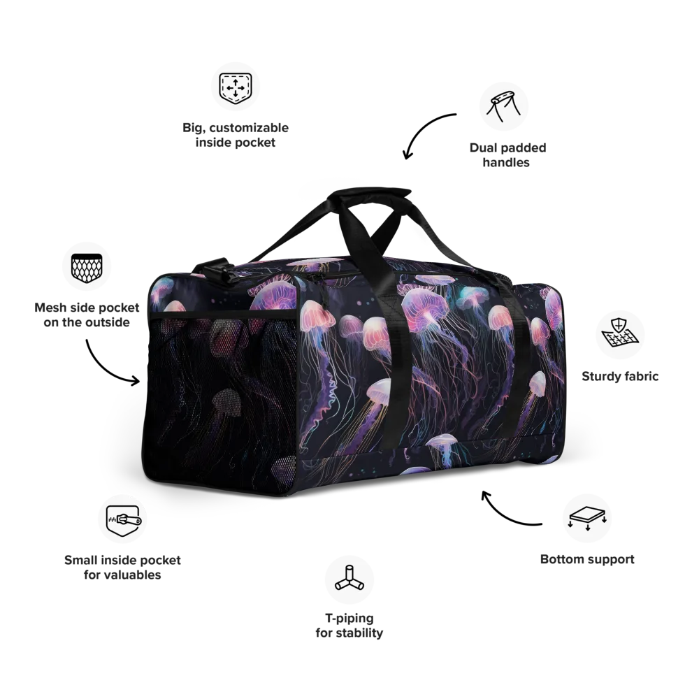 Luminous Drift on Duffle Bag — Right Front