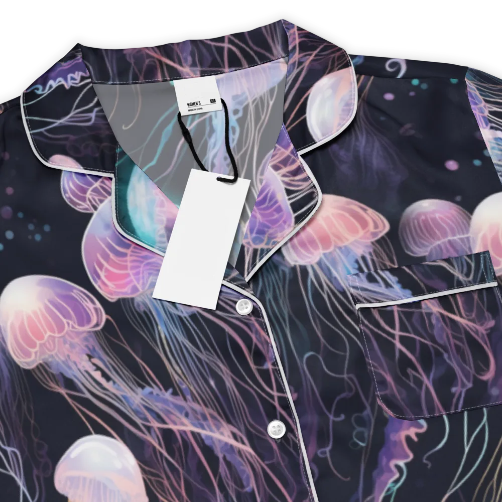 Luminous Drift on Women's Short Sleeve Pajama Top — Product details