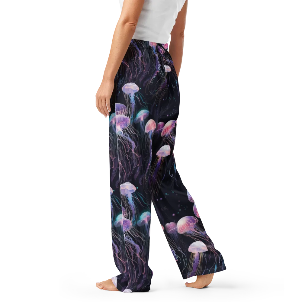 Luminous Drift on Women's Pajama Pants — Left