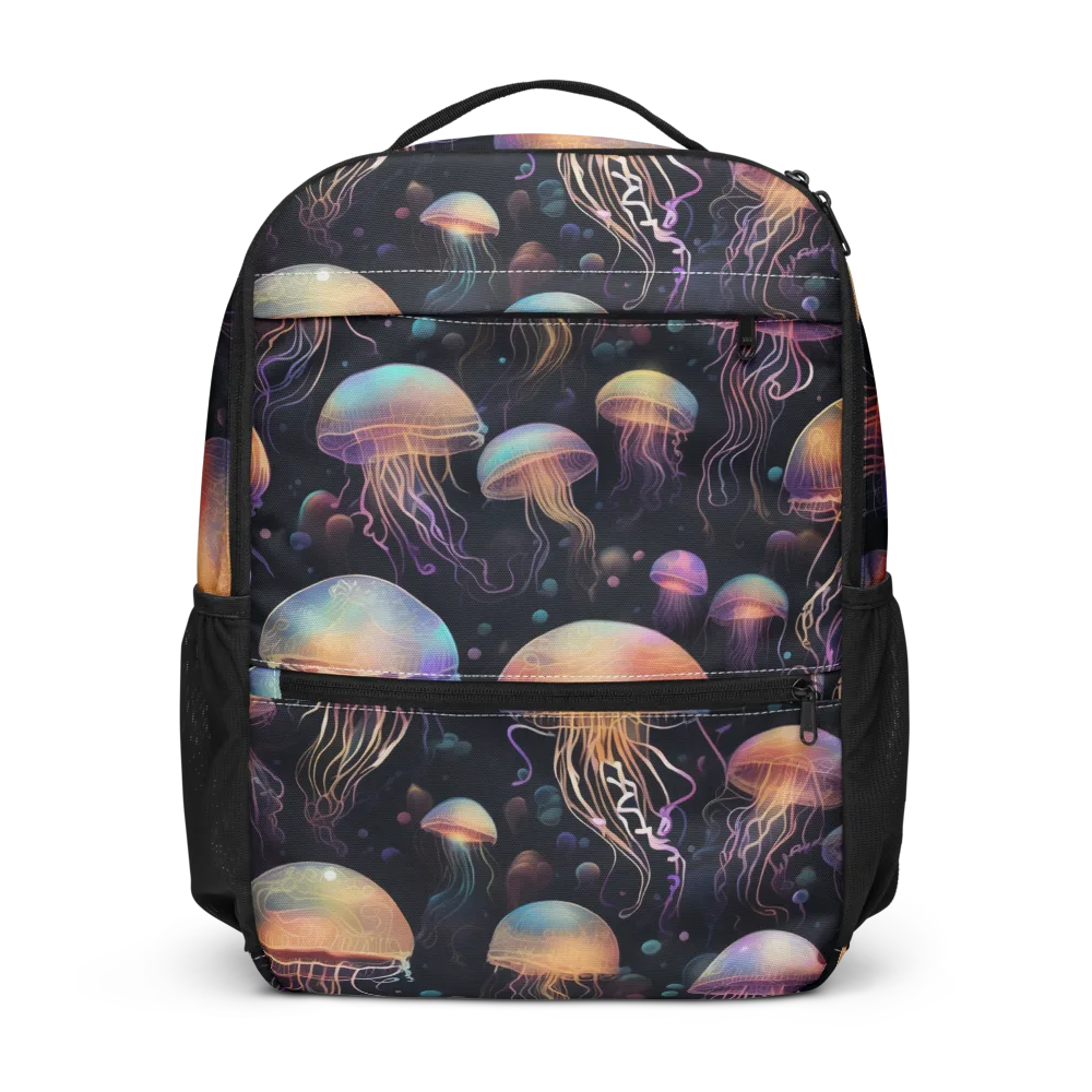 Neon Jelly Reverie on Utility Backpack — Front